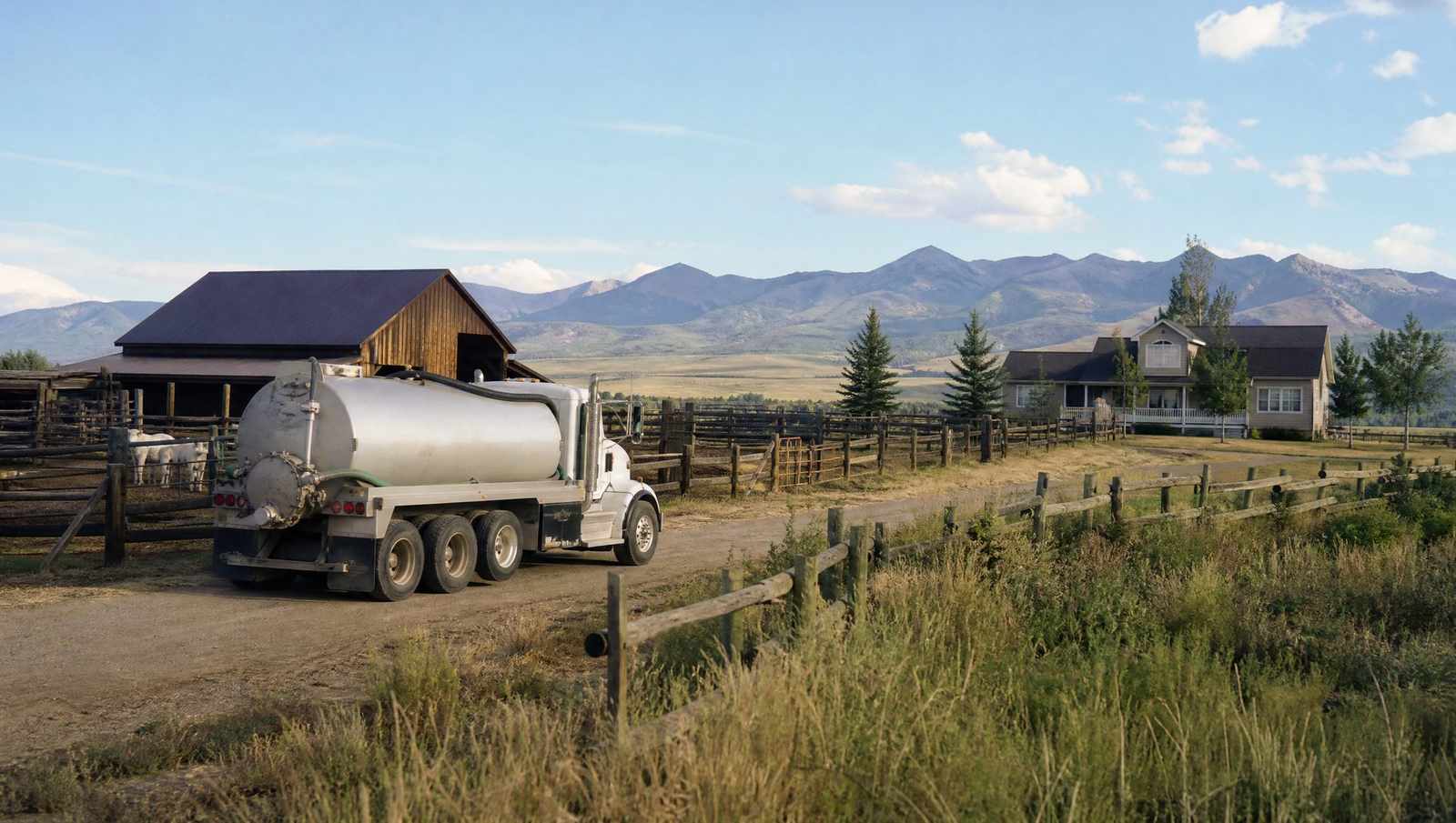 Seasonal cabin property in Colorado with a septic system that sits idle part of the year